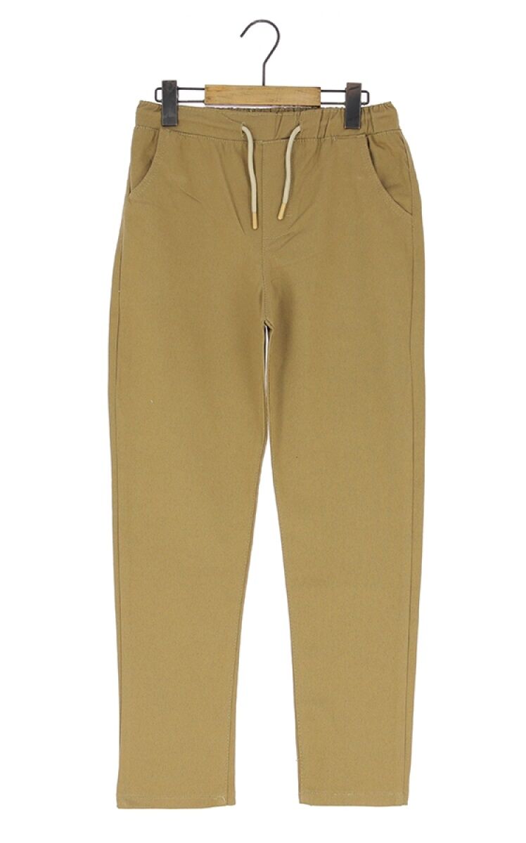 Erkek Çocuk Okul Pantolonu Gabardin Esnek Beli Lastikli İpli