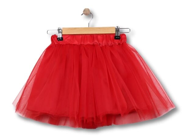 Kız Çocuk Tüllü Tütü Etek Mavi - 14 Yaş