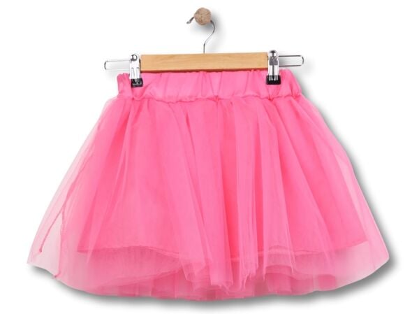 Kız Çocuk Tüllü Tütü Etek Mavi - 14 Yaş