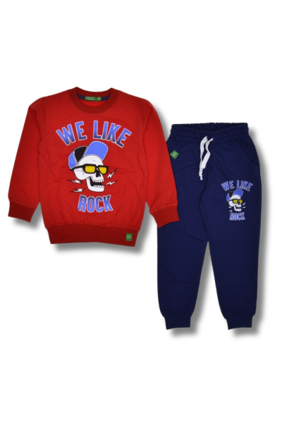 Erkek Çocuk Mevsimlik Rock Eşofman Takımı