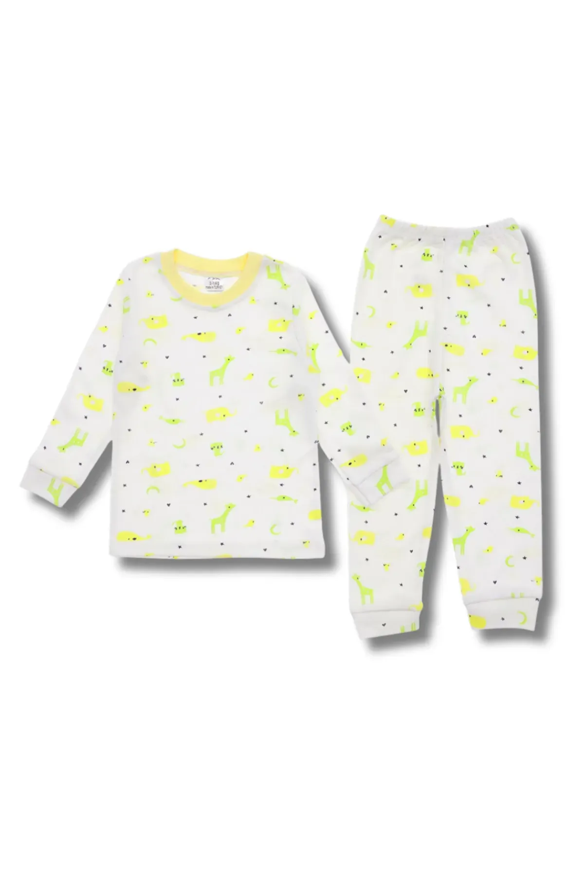 Çocuk Pamuklu Pijama Takımı 5 Yaş