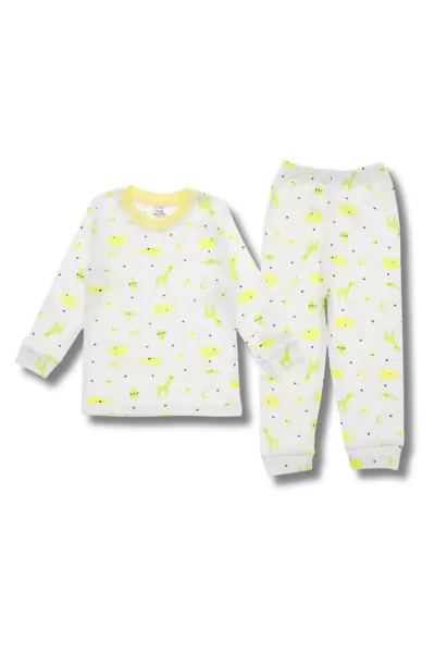 Çocuk Pamuklu Pijama Takımı 5 Yaş
